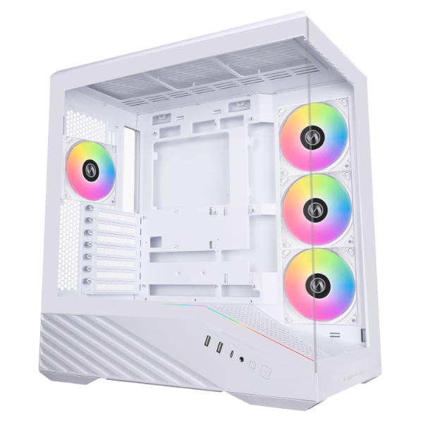 [01502611] Vector V100 RGB Blanc - MT/Sans Alim/E-ATX