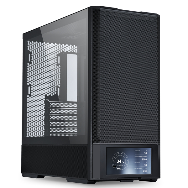 [01502615] LANCOOL 207 Digital Noir - MT/Sans Alim/ATX