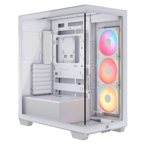 [01502719] 3500X LX-R RGB ICUE LINK Blanc - MT/SansAlim/E-ATX