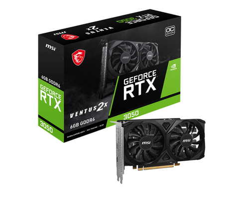 [00602214] GeForce RTX 3050 VENTUS 2X E 6G OC