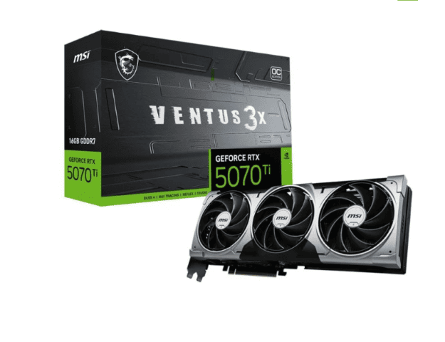 [00602319] GeForce RTX 5070 Ti 16G VENTUS 3X OC