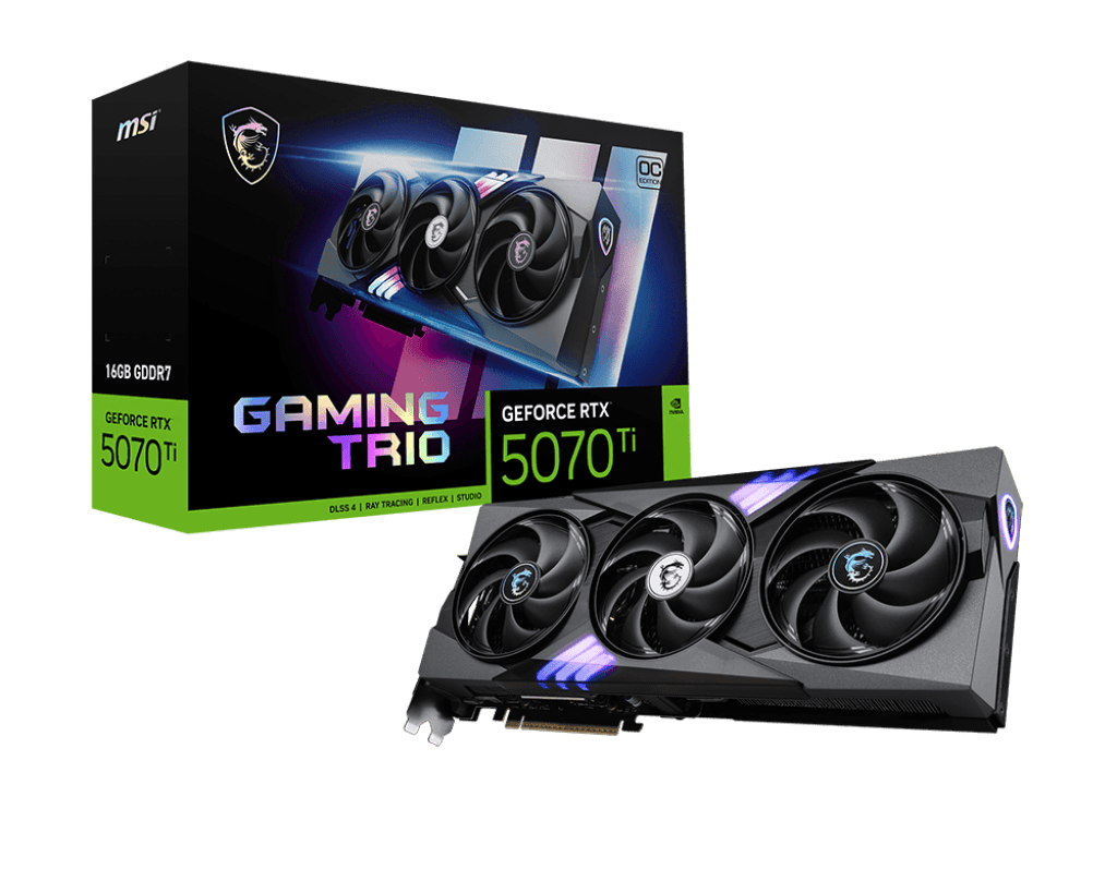[00602480] GeForce RTX 5070 Ti 16G GAMING TRIO OC