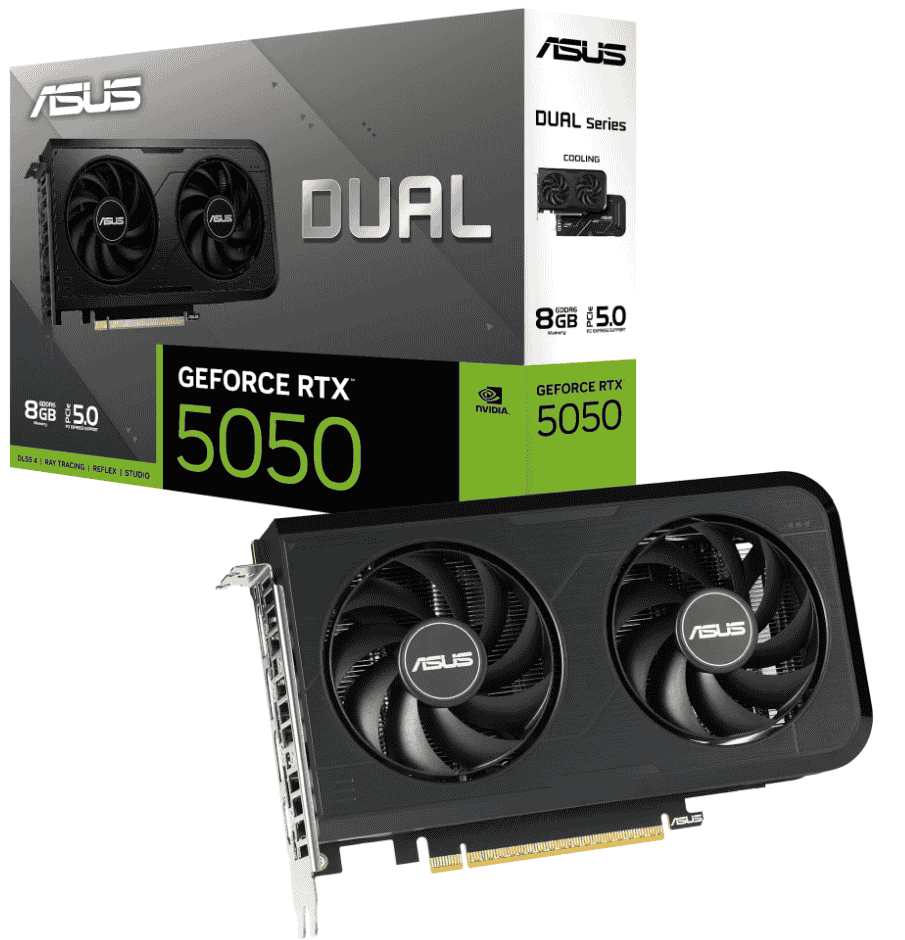 [00602602] Dual GeForce RTX 5050 8GB GDDR6 OC Edition