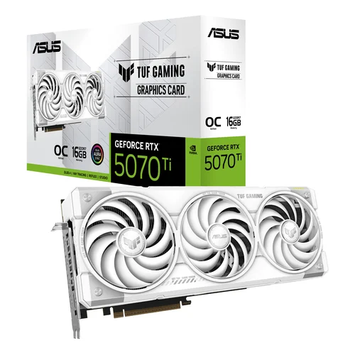 TUF Gaming GeForce RTX 5070 Ti 16GB GDDR7 White OC