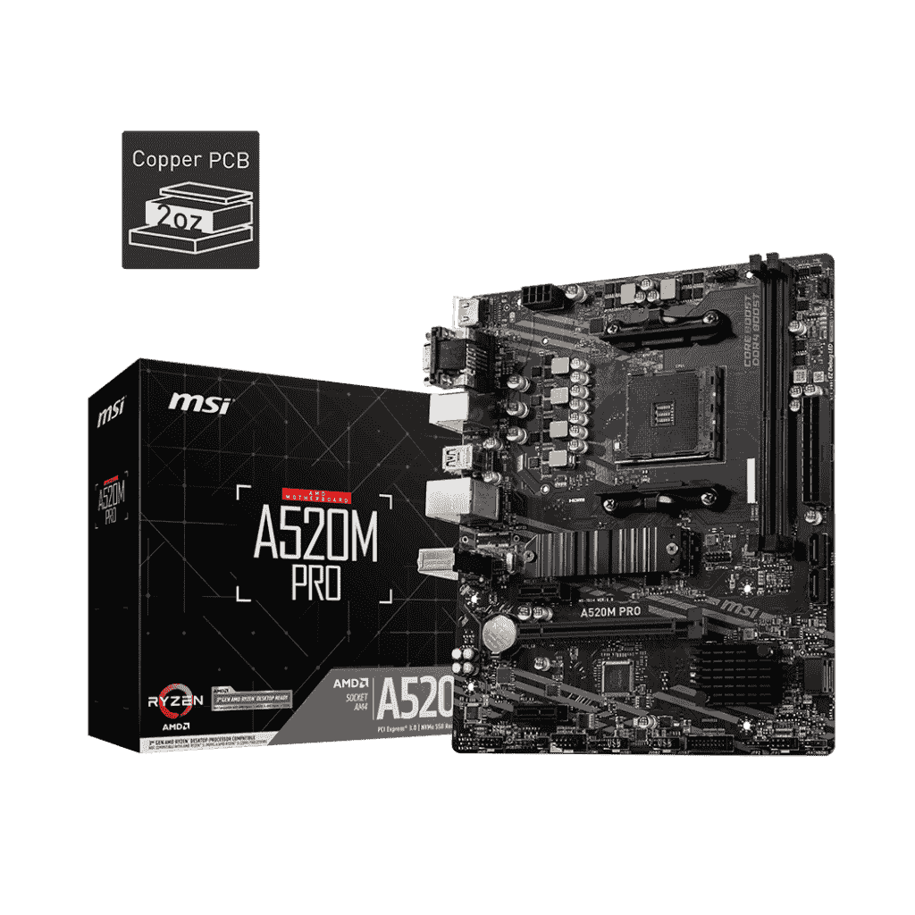 [00400177] A520M PRO - A520/AM4/mATX