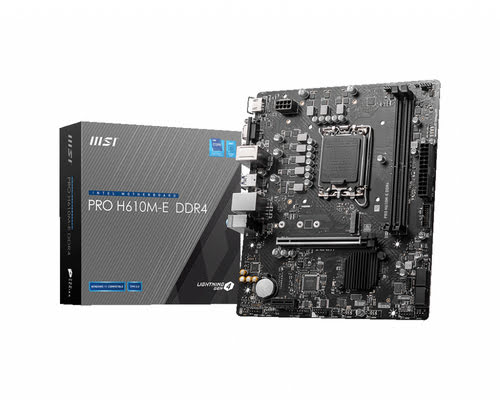 [00401264] PRO H610M-E DDR4 - H610/LGA1700/DDR4/mATX