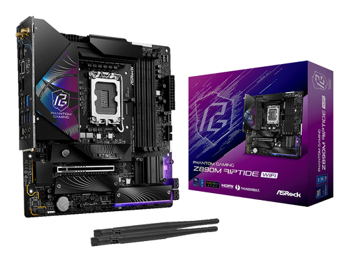 [00401957] Z890M Riptide Wifi - Z890/LGA 1851/DDR5/mATX