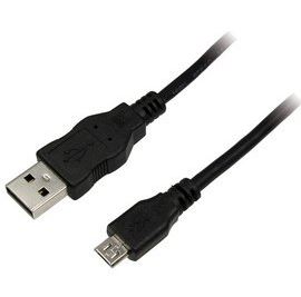 [03001545] Câble USB-A 2.0/Micro USB-B mâle/mâle - 1m - Noir#