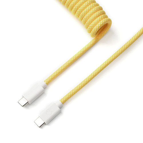 [03003364] Cable Coiled Aviator - USB C - Jaune#