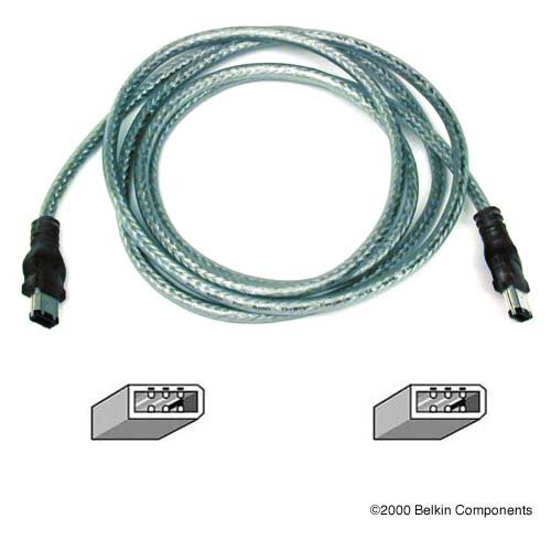 [06900049] Câble Firewire IEEE1394 6P-6P - 1.8m