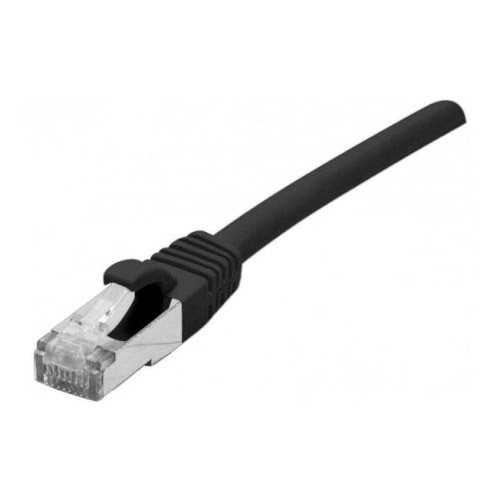 [02600031] Cable Cat.6A S/FTP LS0H noir Snagless - 0.5m