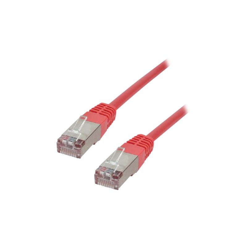 Câble RJ45 Cat.5e F/UTP - 1m - Rouge#