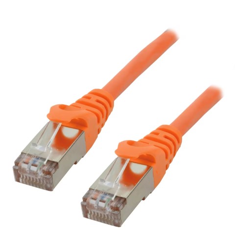 Câble RJ45 CAT 6 F/UTP - 1m - Orange#