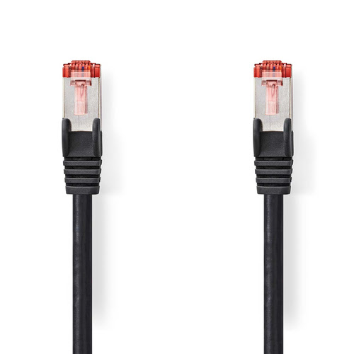 [02604035] Cable RJ45 male/male - CAT6 S/FTP - Noir - 2m
