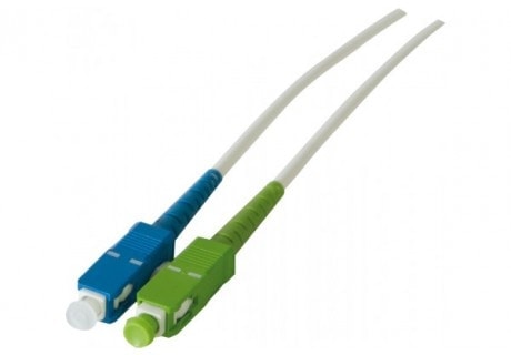 Cordon simplex fibre optique OS2 LS0H APC/UPC 3,0m#
