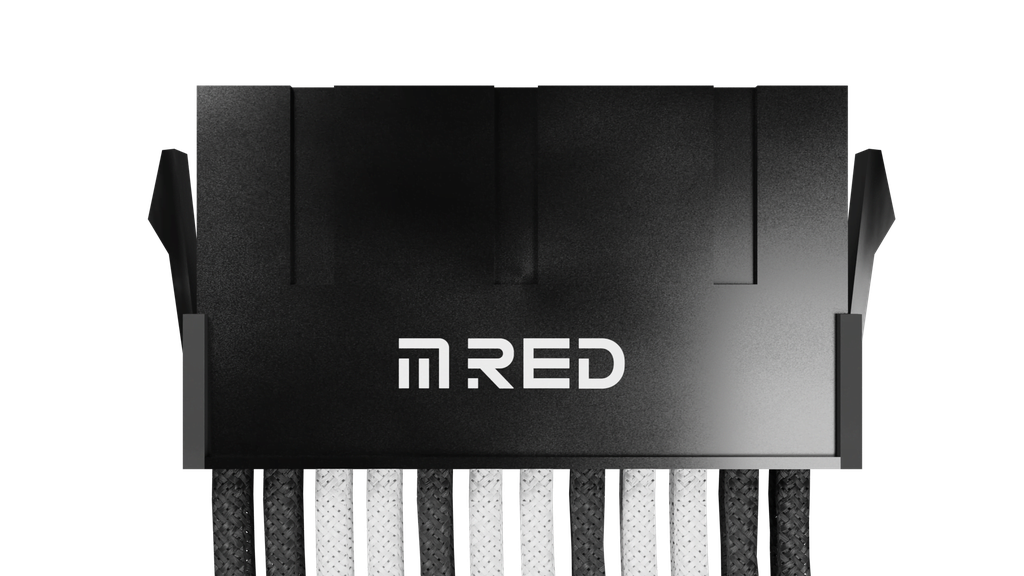 [10500017] Kit ext. 7 Câbles tressés Ultimate - Blanc Noir