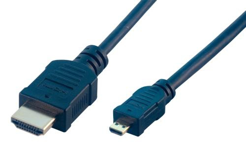 [06900037] Câble HDMI vers m-HDMI Highspeed+Ethernet m/m - 2m#