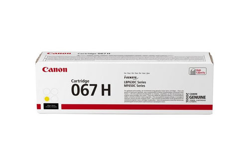 Toner Jaune 2350 pages - CF88117 pour Canon 067H