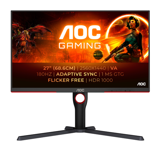 [06203468] Q27G3XMN/BK 27" QHD/180Hz/VA Mini-LED/FS Prem Pro