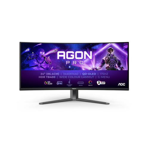 [06204253] Agon 34"CURVE UWQHD OLED 175Hz/FreeSync Prem