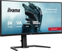 34" CURVE UWQHD/180Hz/VA/0.4ms/FreeSync Premium#