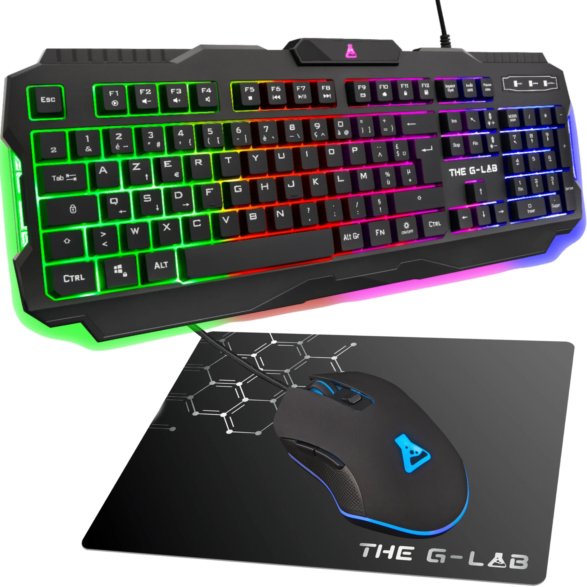 [14644] Combo Helium - Clavier/Souris/Tapis