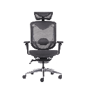 RGo Max Business - Noir/Mesh/Cuir Végétal/4D#