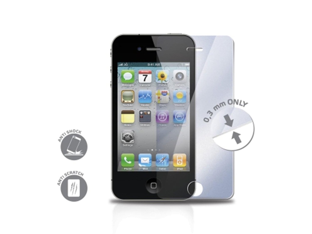 [25087] Protection en verre trempé pour iPhone 4/4S#