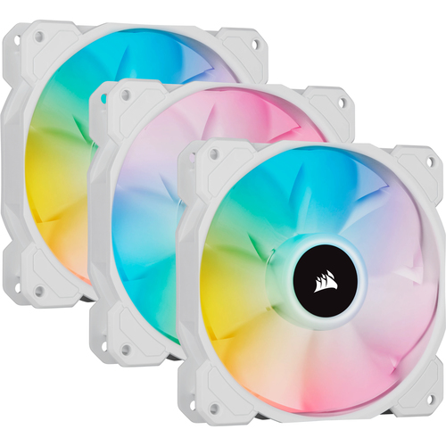[02200972] iCUE SP120 RGB ELITE Performance Pack tripleBlanc