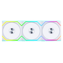 UNI FAN SL ARGB PWM Sans fil, 3-Pack 120mm - Blanc