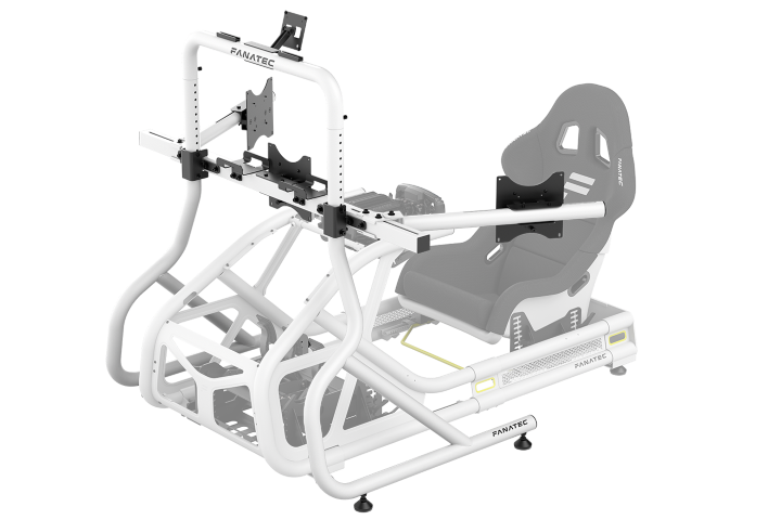[16400017] GT Cockpit Triple Monitor Expansion Kit - Blanc