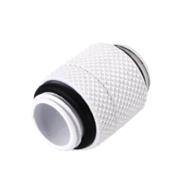 [09300076] Raccord Mâle/Mâle droit blanc - 14mm