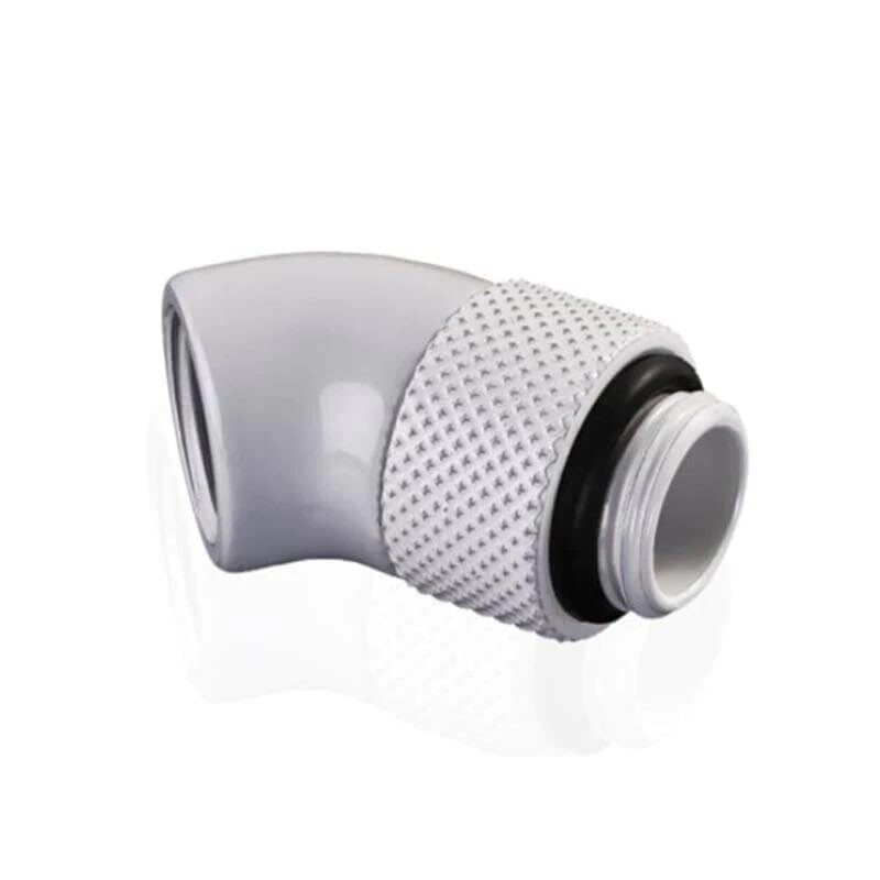 [09300101] Fitting coudé rotatif 45° blanc - 14mm