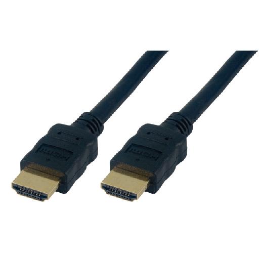 Câble HDMI 2.0 Highspeed + Ethernet mâle/mâle - 1m