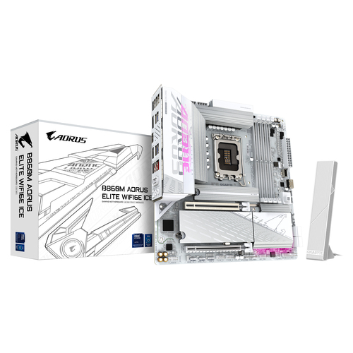[00401888] B860M A ELT WF6E ICE - B860/LGA1851/DDR5/mATX