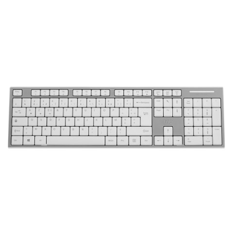 [01402037] Clavier rechargeable KBWBTGR-Sans fil - Gris/Blanc