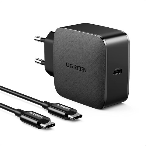 [02503113] Chargeur mural 65W 2 ports USB-A/USBC+Câble USB-C