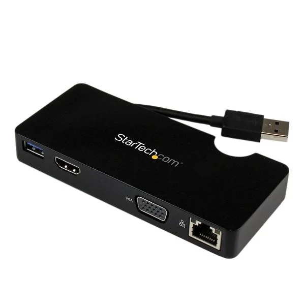 [65689] Dock USB3.0/1xHDMI ou VGA/RJ45 - USB3SMDOCKHV