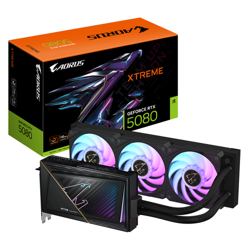 [00602347] AORUS GeForce RTX 5080 XTREME WATERFORCE 16G