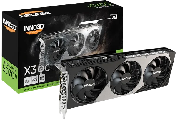 [00602375] GeForce RTX 5070 Ti X3 OC