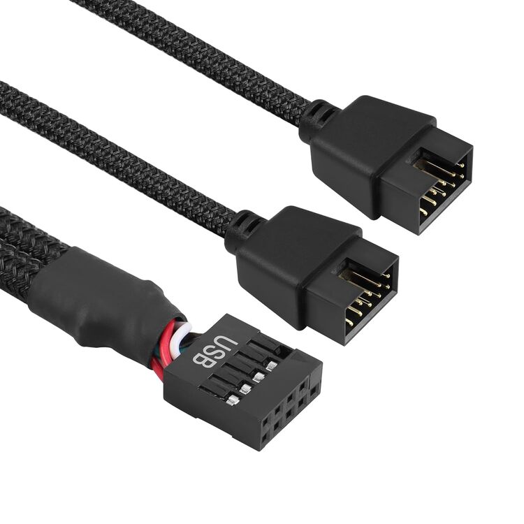 [03003387] Splitter USB 9 Broches vers 2x USB 9 Broches
