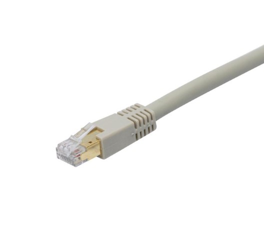 Câble RJ45 CAT 8.1 S/FTP LSOH gris - 10 m