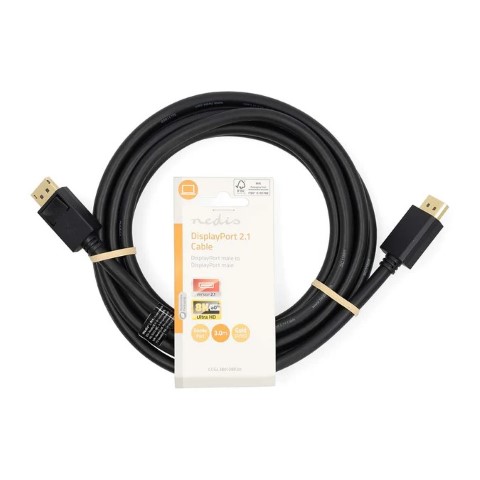 Câble DisplayPort 2.1 mâle/mâle - 3m - Noir
