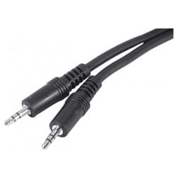 Câble Audio Jack 3.5 mâle/mâle - 5m
