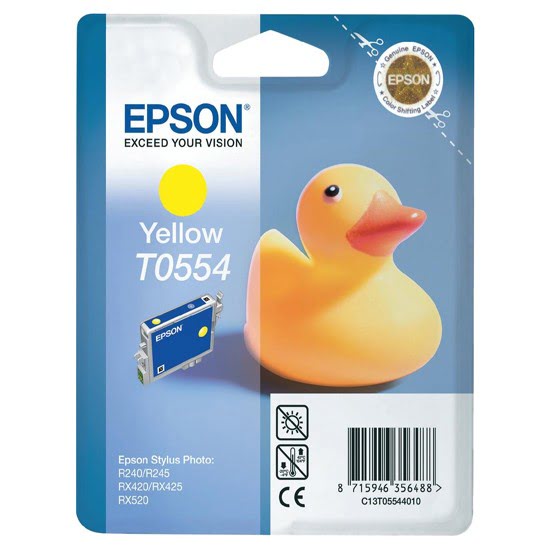 [21281] Cartouche T0554 Jaune RX420/425