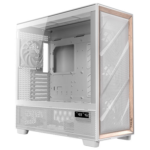 [01502267] FLUX PRO White - GT/Sans Alim/E-ATX